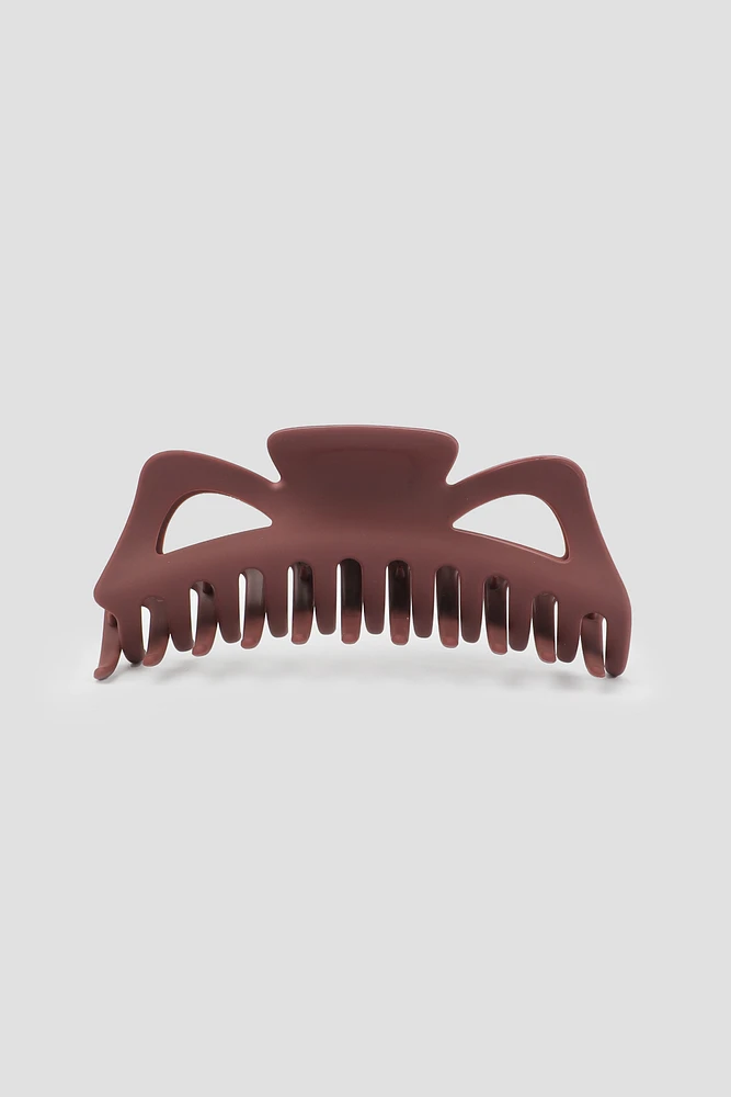 Ardene Hair Claw in Burgundy | Eco-Conscious