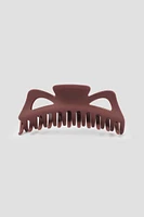 Ardene Hair Claw in Burgundy | Eco-Conscious