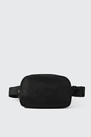 Ardene Rectangular Fanny Pack in Black | 100% Recycled Polyester/Nylon