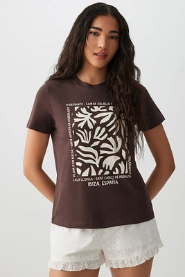 Ardene Classic Graphic T-Shirt in | Size | Cotton | Eco-Conscious