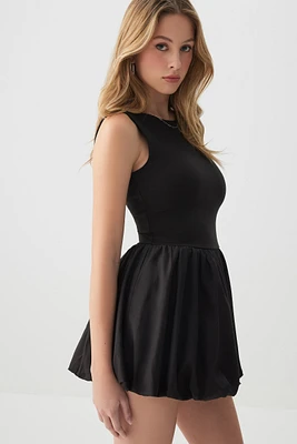 Ardene Mini Bubble Dress in | Size | Polyester/Cotton/Elastane