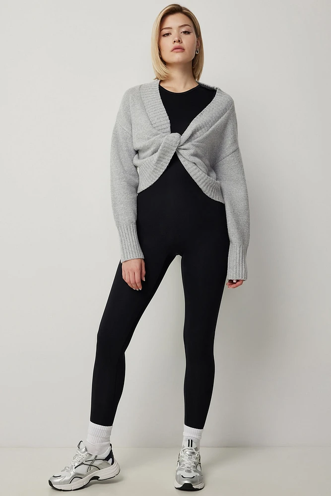 Ardene Sleeveless Jumpsuit in Black | Size | Nylon/Spandex | Eco-Conscious
