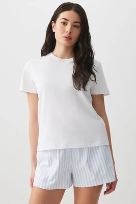 Ardene Basic Organic Cotton Relaxed T-Shirt in | Size | Cotton/Elastane | Eco-Conscious
