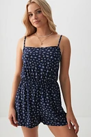 Ardene Basic Super Soft Romper in Dark Blue | Size | Polyester/Elastane | Eco-Conscious