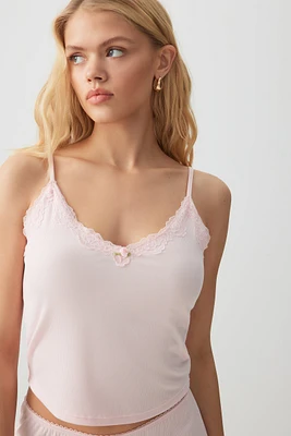 Ardene Super Soft PJ Tank Top in Light | Size | Polyester/Spandex | Eco-Conscious