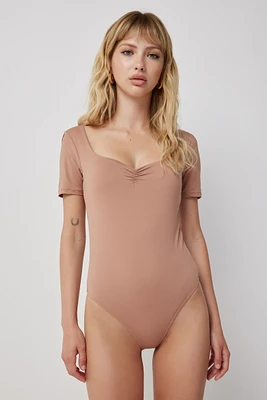 Ardene Contour Sweetheart Neckline Bodysuit in | Size | Elastane/Polyamide