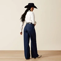 Ultra High Rise Pleated Trouser Jeans