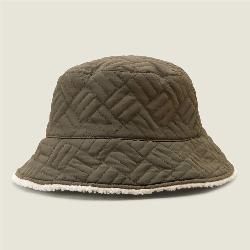 Reversible Quilted Bucket Hat