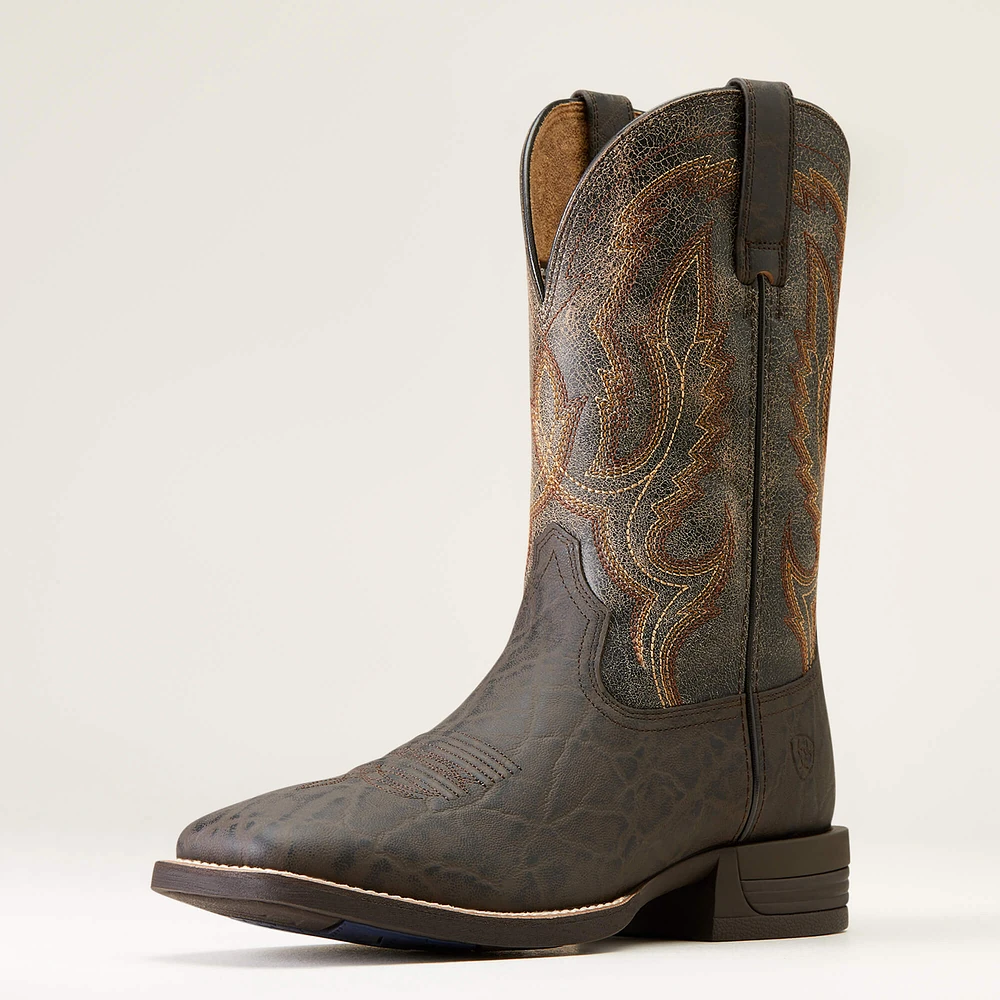 Steadfast Wide Square Toe Cowboy Boot