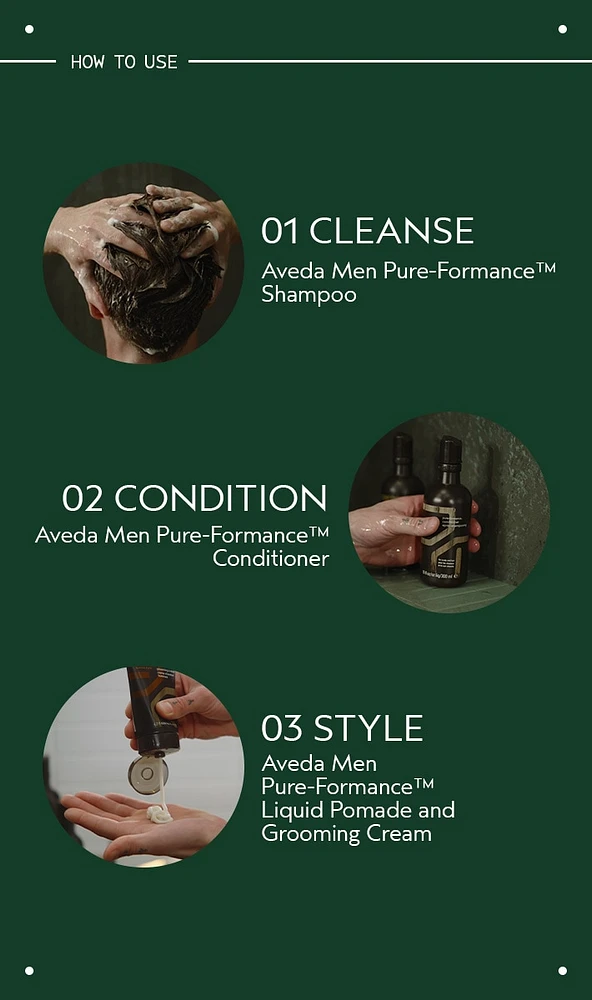aveda men pure-formance™ shampoo