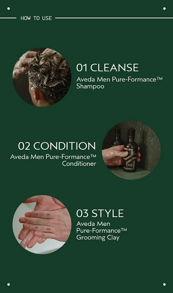 aveda men pure-formance™ shampoo