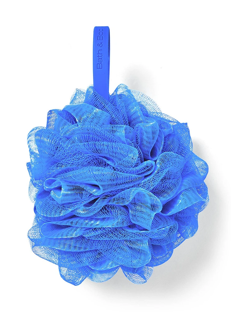 Éponge-filet pour le bain bleu royal