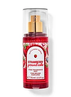 Fine bruine parfumée format mini Strawberry Pound Cake