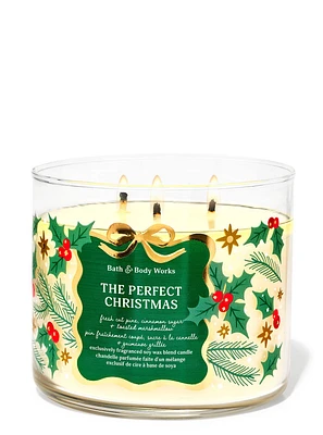 Chandelle à 3 mèches The Perfect Christmas