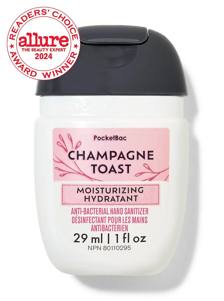 Désinfectant hydratant pour les mains PocketBac Champagne Toast