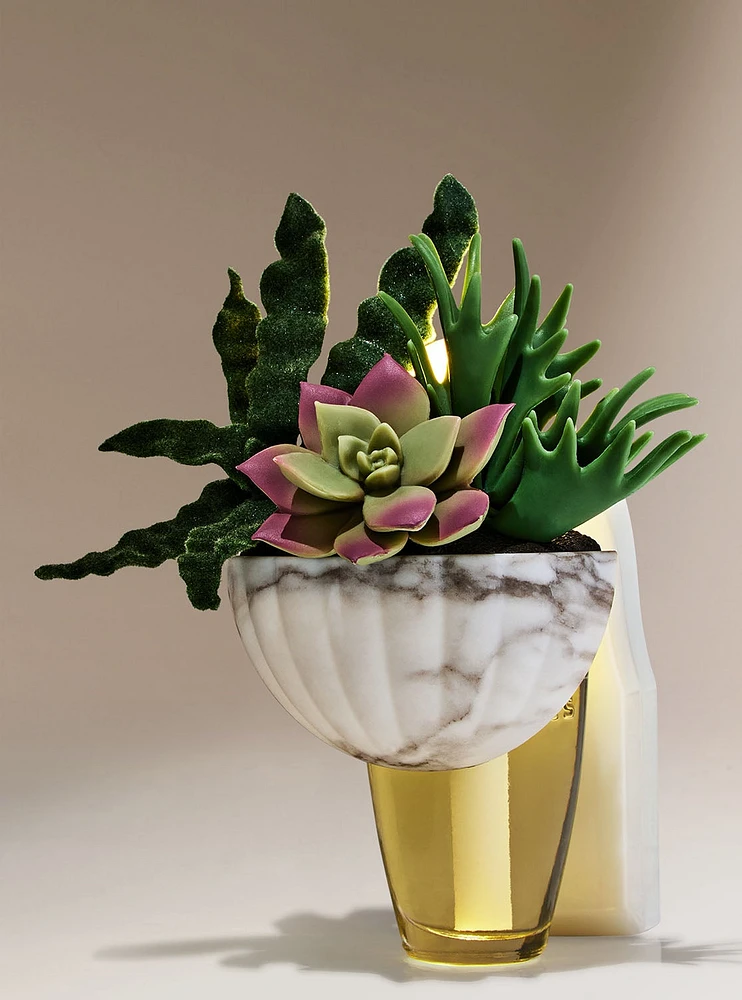 Diffuseur Wallflowers avec contrôle de la fragrance veilleuse verdure et grès