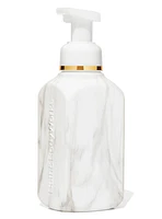 Distributeur de savon moussant marbre blanc