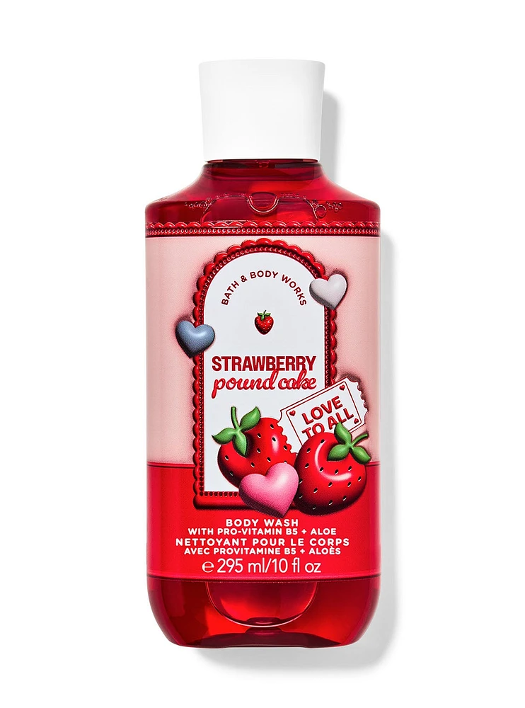 Nettoyant pour le corps Strawberry Pound Cake