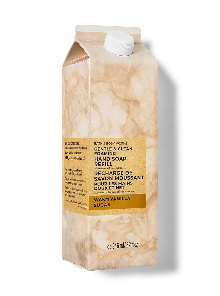 Recharge de savon moussant pour les mains doux et net Warm Vanilla Sugar