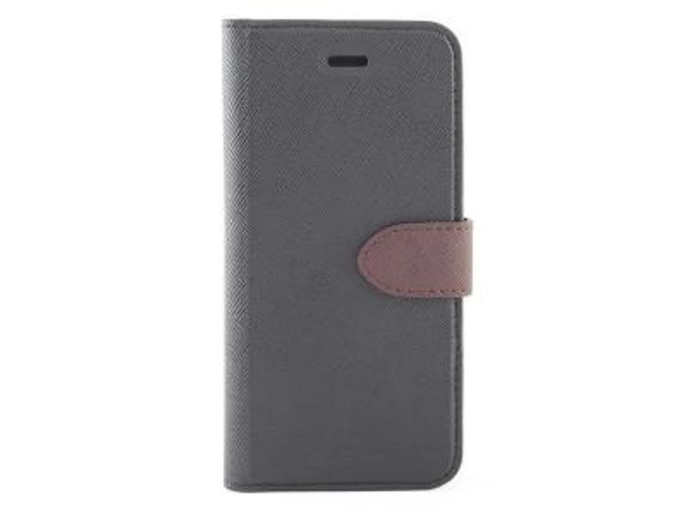 Blu Element B21PLBK 2 in 1 Folio iPhone 8+/7+/6S+/6+ Black/Brow