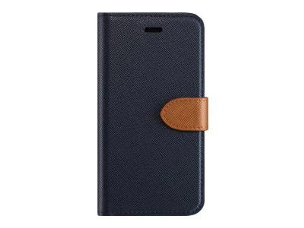 Blu Element B21S8BL 2 in 1 Folio Galaxy S8 Blue/Tan