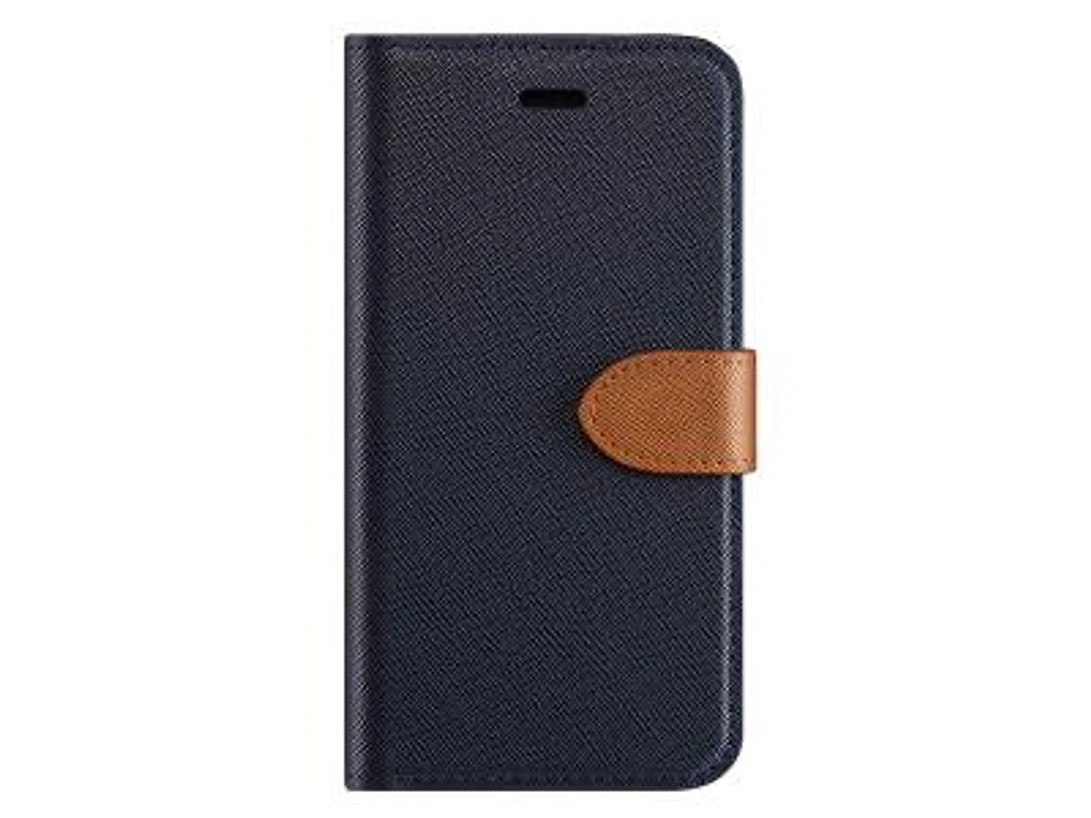 Blu Element 2 in 1 Folio iPhone XR Blue/Tan