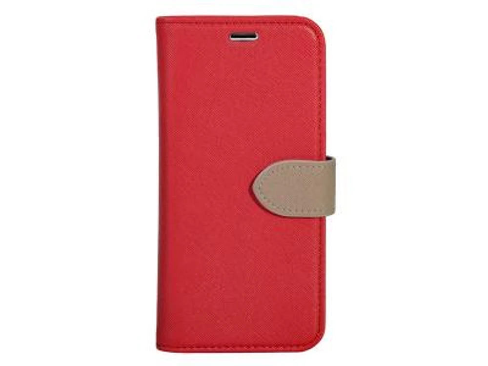 Blu Element 2 in 1 Folio Case Red/Butterum for iPhone XR