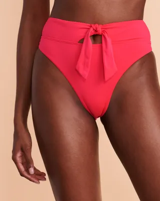 Bas de bikini jambe haute DIVA PINK