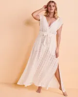 Robe maxi tissée