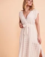 Robe maxi tissée
