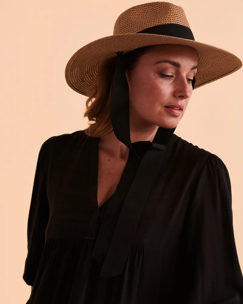 Chapeau détail de corde