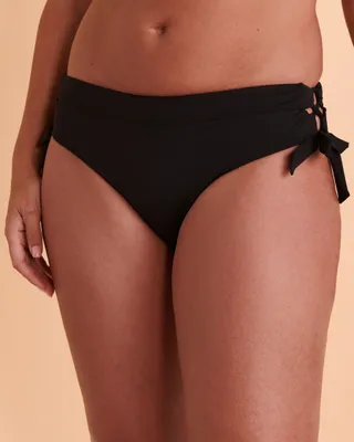 Bas de bikini noué aux hanches FLORAL WAVE