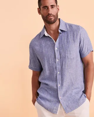 LINEN Striped Shirt