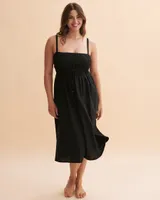 Robe longue en lin