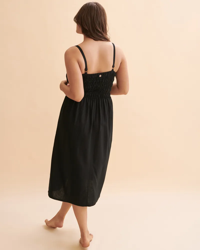 Robe longue en lin