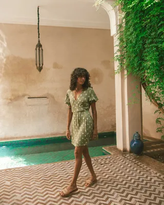 Chiquita Mini Wrap Dress