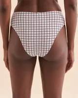 Plaid Brazilian Bikini Bottom