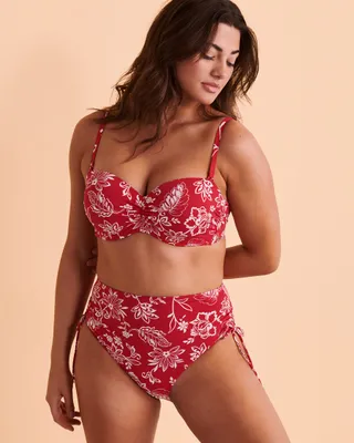 LA DI DA D Cup Bandeau Bikini Top