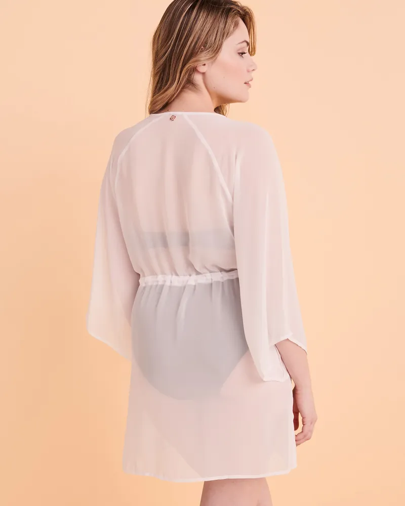 Chiffon Plunging Dress