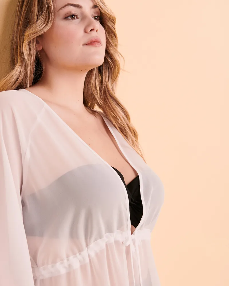 Chiffon Plunging Dress