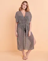 Geo Chiffon Caftan