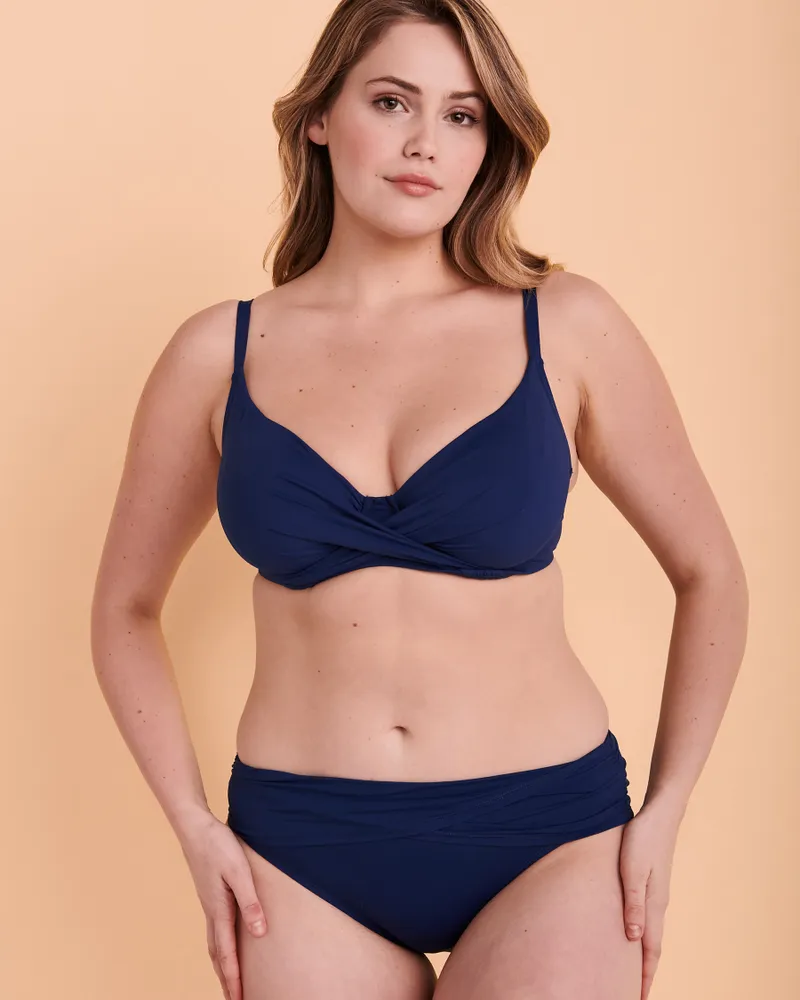 Let's Get Twisted D Cup Plunge Bikini Top