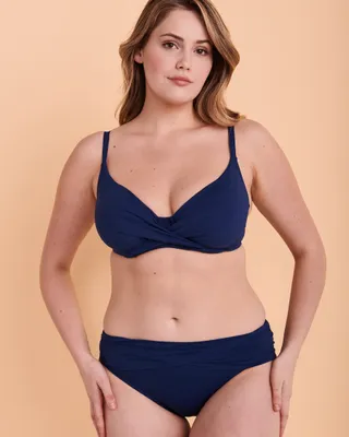 Let's Get Twisted D Cup Plunge Bikini Top