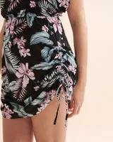 Ruched Side Shortsleeve Mini Dress