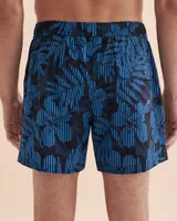 Tropical Striped Volley Swimsuit