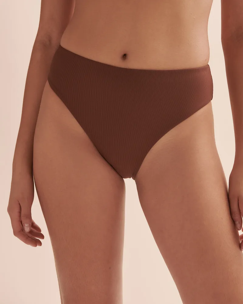 Bas de bikini tanga Rib