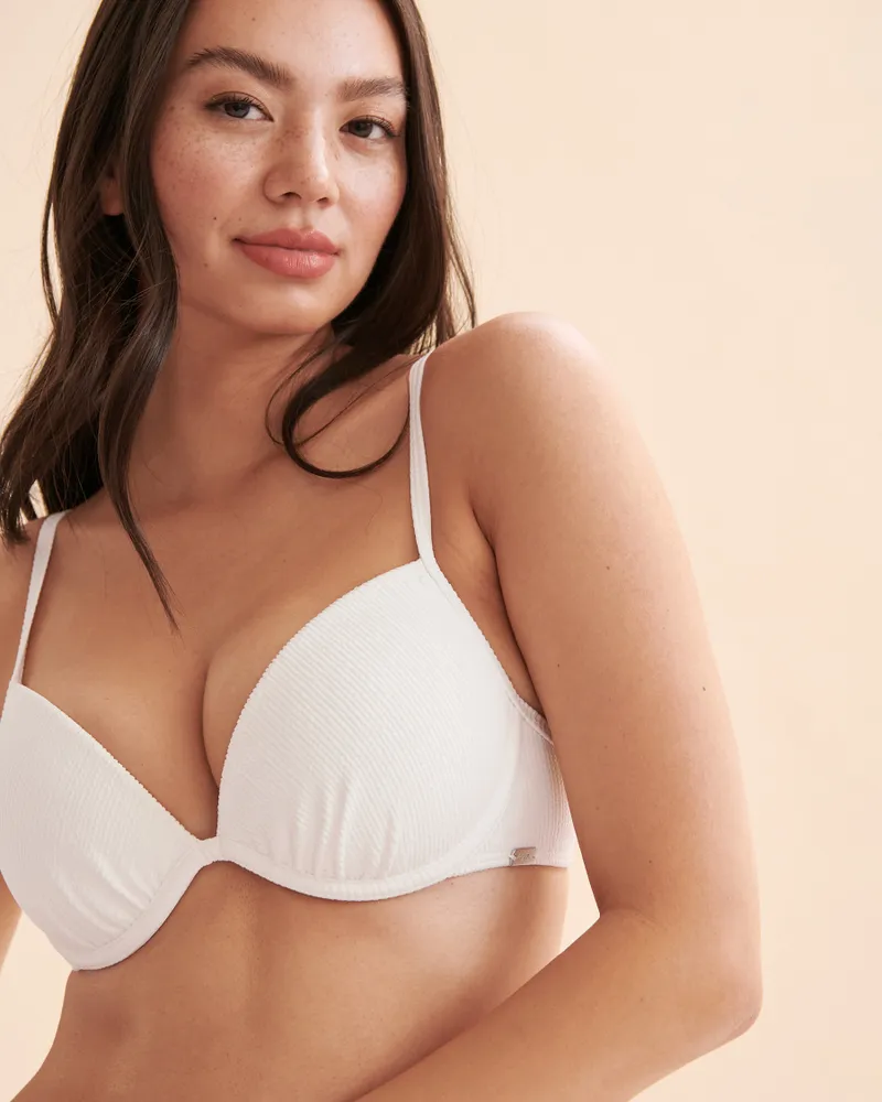 Haut de bikini push-up Textured