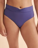 Solid High Waist Bikini Bottom