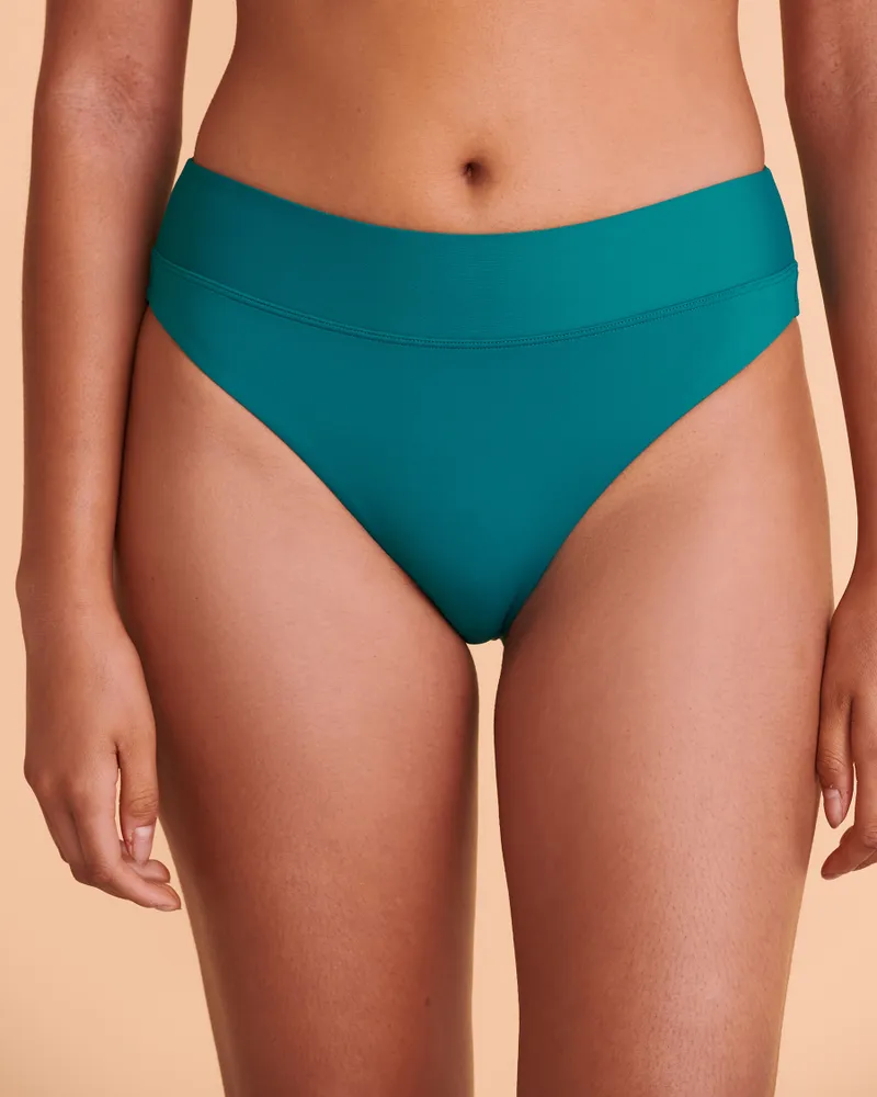 Bas de bikini jambe haute QUETZAL GREEN