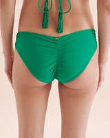 Ireland Green Ruched Bikini Bottom